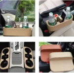 Πλαϊνή Θήκη - Ποτηροθήκη Αυτοκινήτου από Δερματίνη για επιπλέον Αποθηκευτικό Χώρο Car Valet