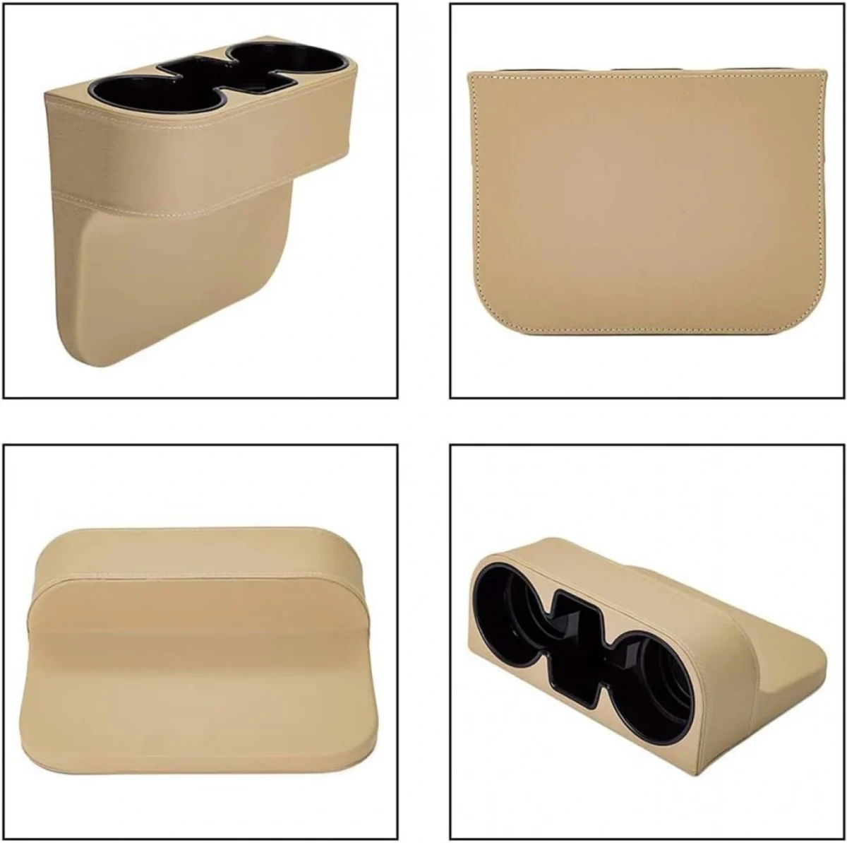 Πλαϊνή Θήκη - Ποτηροθήκη Αυτοκινήτου από Δερματίνη για επιπλέον Αποθηκευτικό Χώρο Car Valet