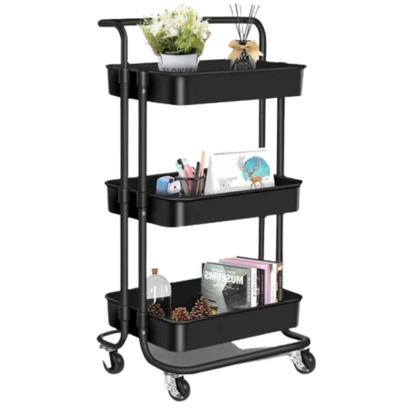 Τρόλεϊ με Λαβή και Μεταλλικό Σκελετό - 43x37x86cm