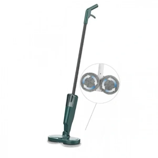 Επαναφορτιζομενη Σκούπα-Σφουγγαρίστρα 2 Κεφαλών με Σύστημα Ψεκασμού XM5