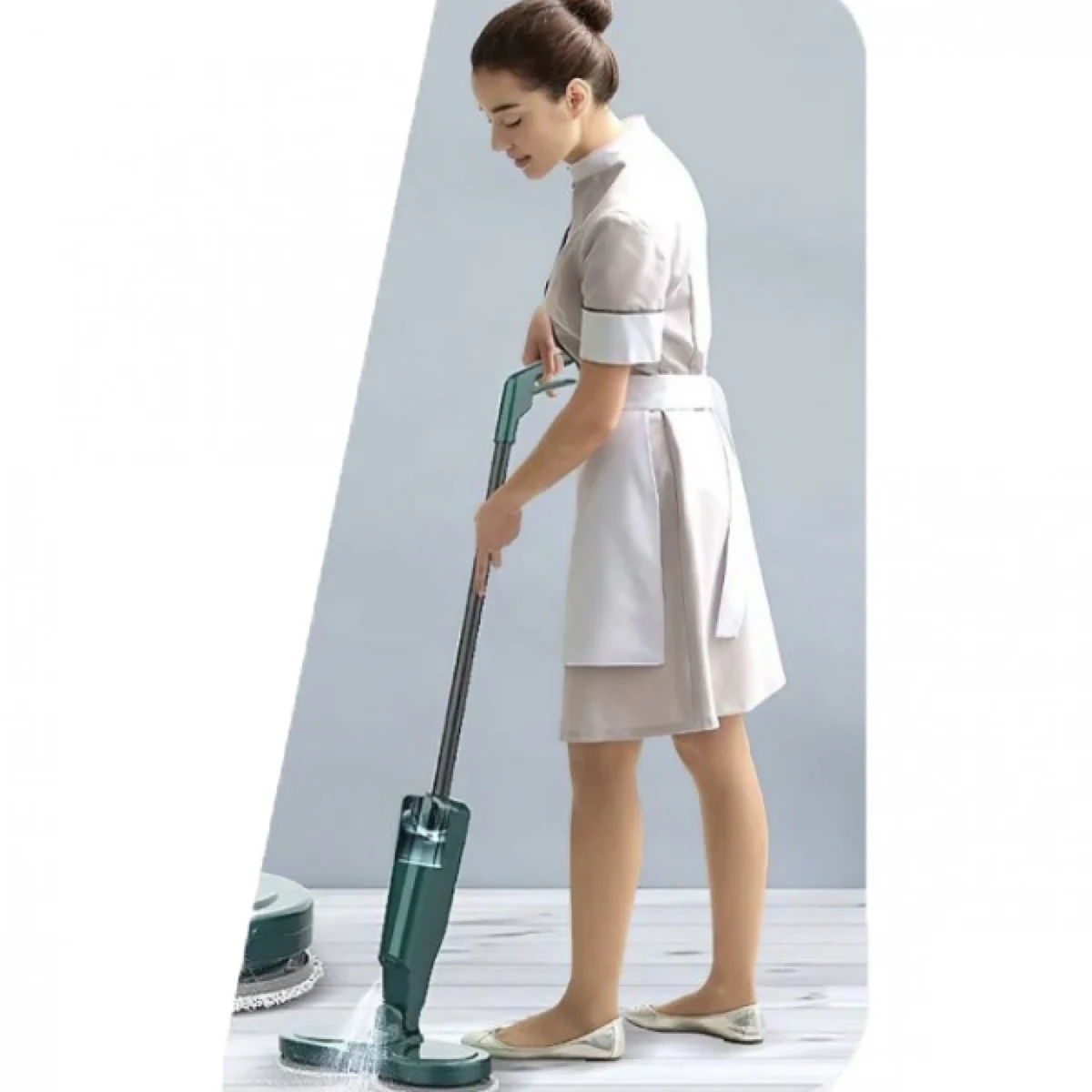 Επαναφορτιζομενη Σκούπα-Σφουγγαρίστρα 2 Κεφαλών με Σύστημα Ψεκασμού XM5