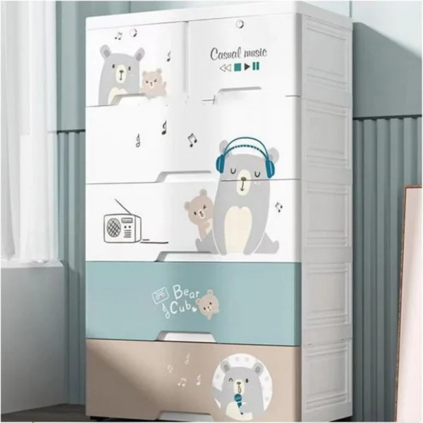 Πλαστική Συρταριέρα 100x50x38cm με 6 Συρτάρια