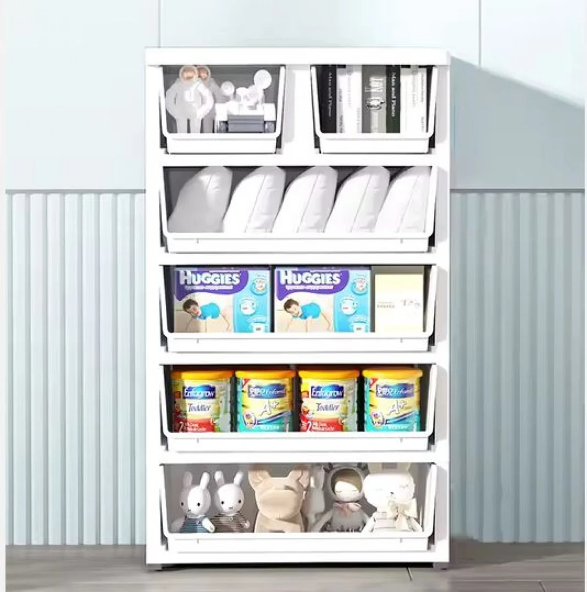 Πλαστική Συρταριέρα 100x50x38cm με 6 Συρτάρια