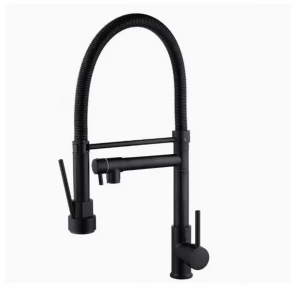 Διπλή Μπαταρία Πάγκου Νεροχύτη με Σπιράλ 19014