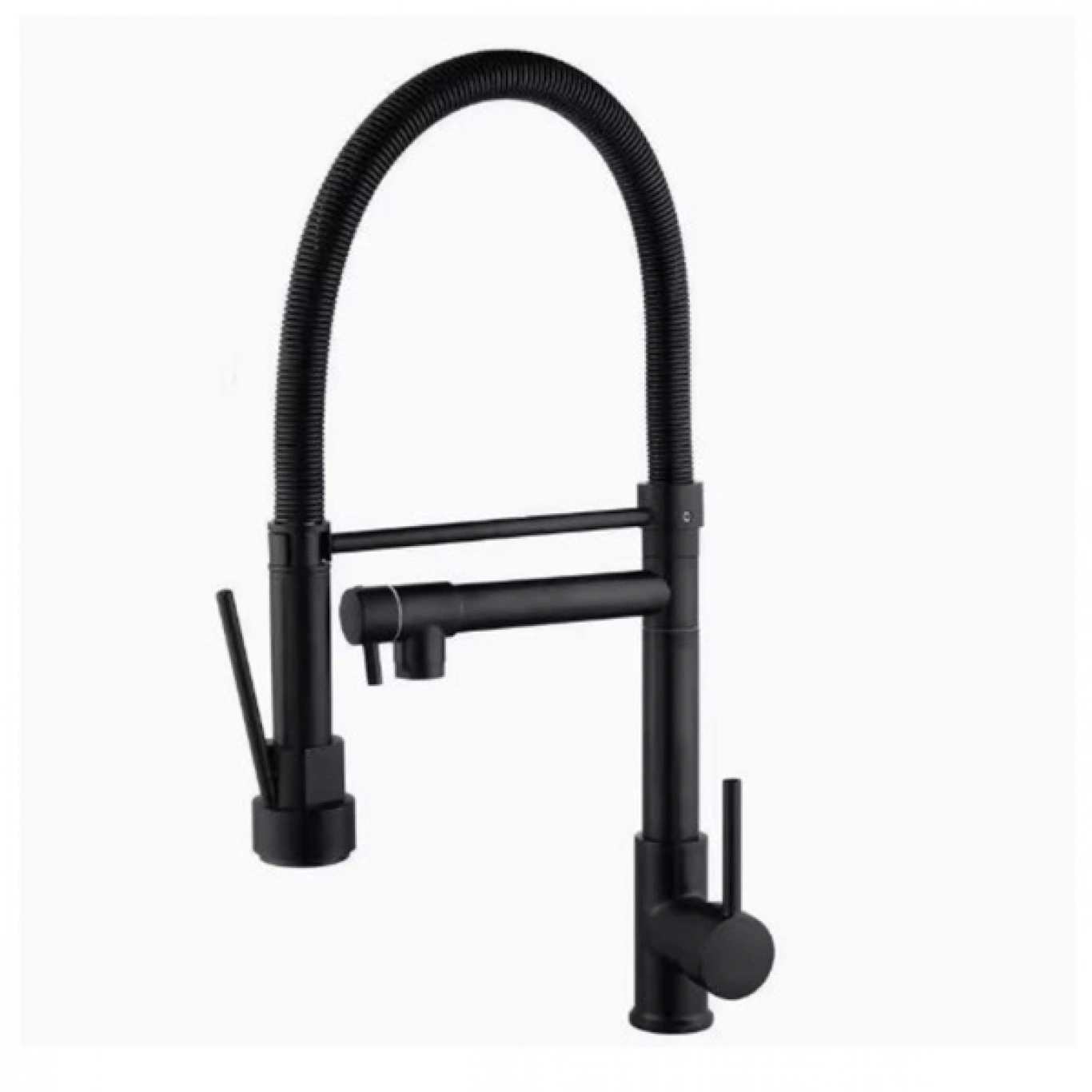 Διπλή Μπαταρία Πάγκου Νεροχύτη με Σπιράλ 19014 Διπλή Μπαταρία Πάγκου Νεροχύτη με Σπιράλ 19014