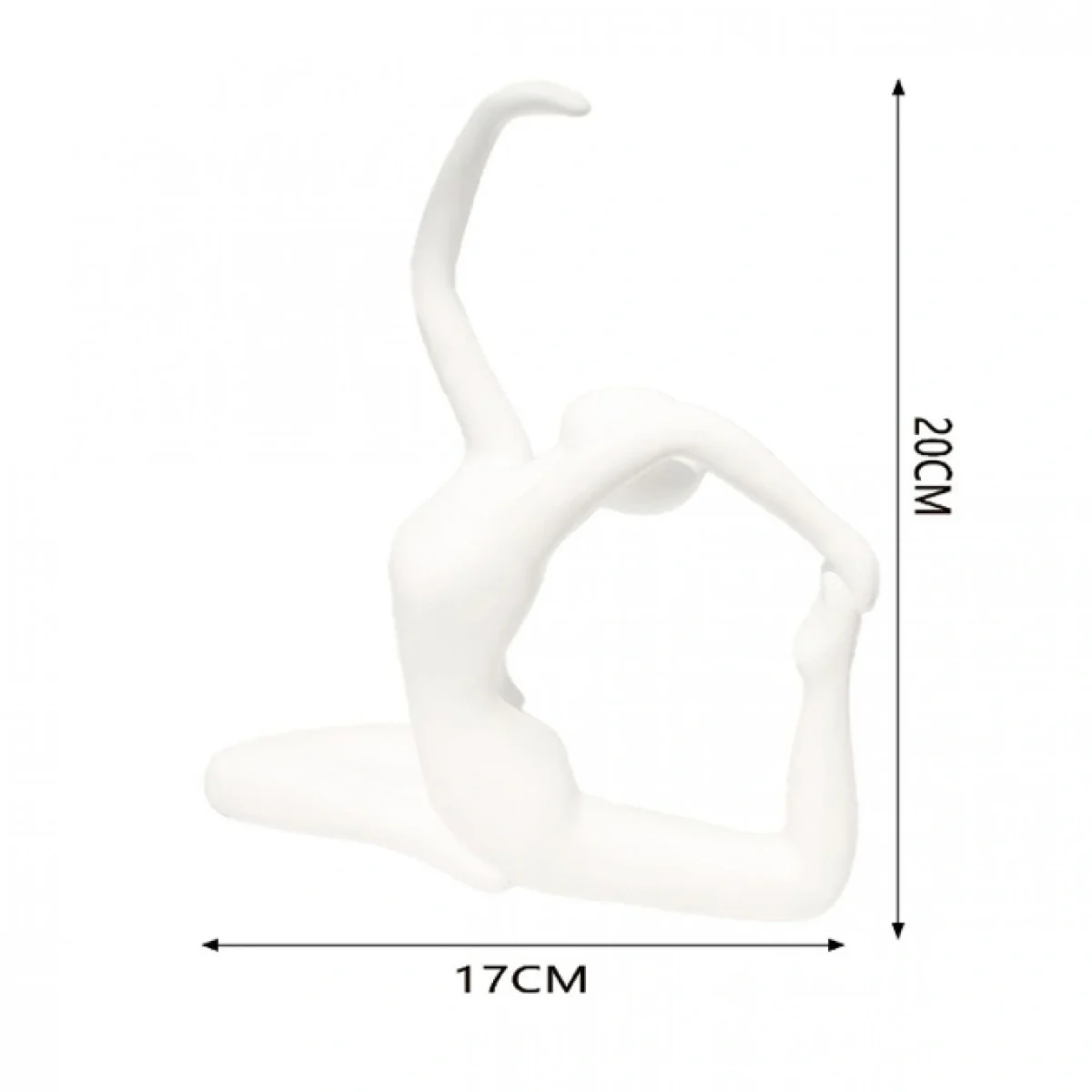 Διακοσμητική Φιγούρα Πολυρητίνης Γιόγκα Πολυρητίνης 20x17cm