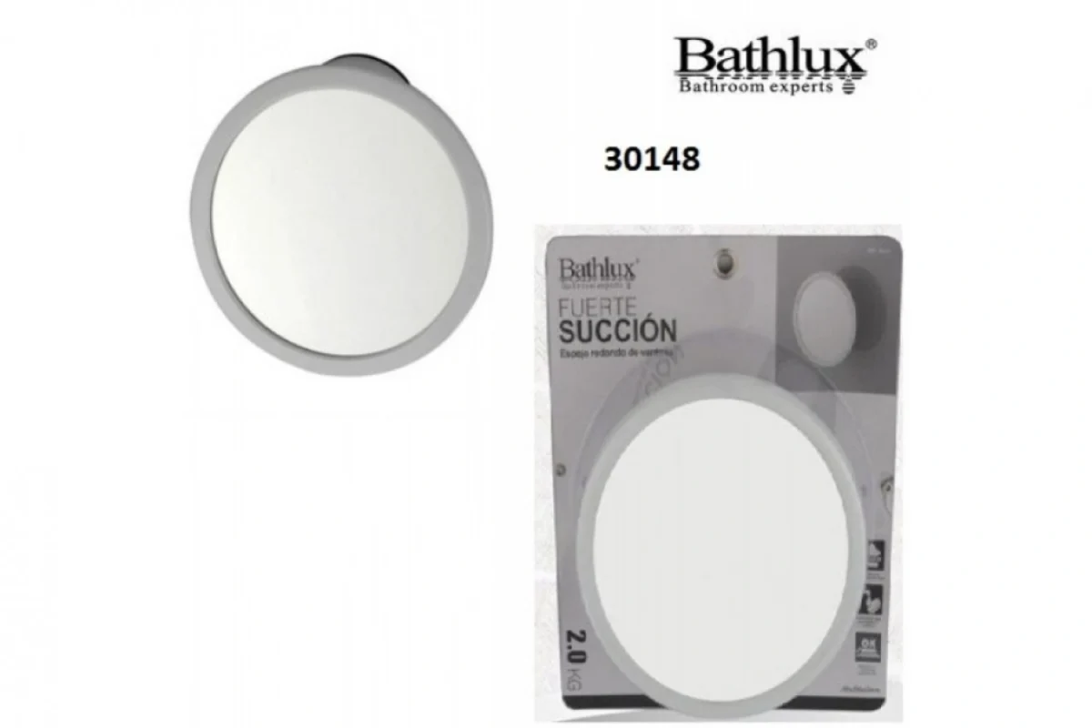 Στρογγυλός Περιστρεφόμενος Καθρέφτης με Βεντούζα 30148 BATHLUX