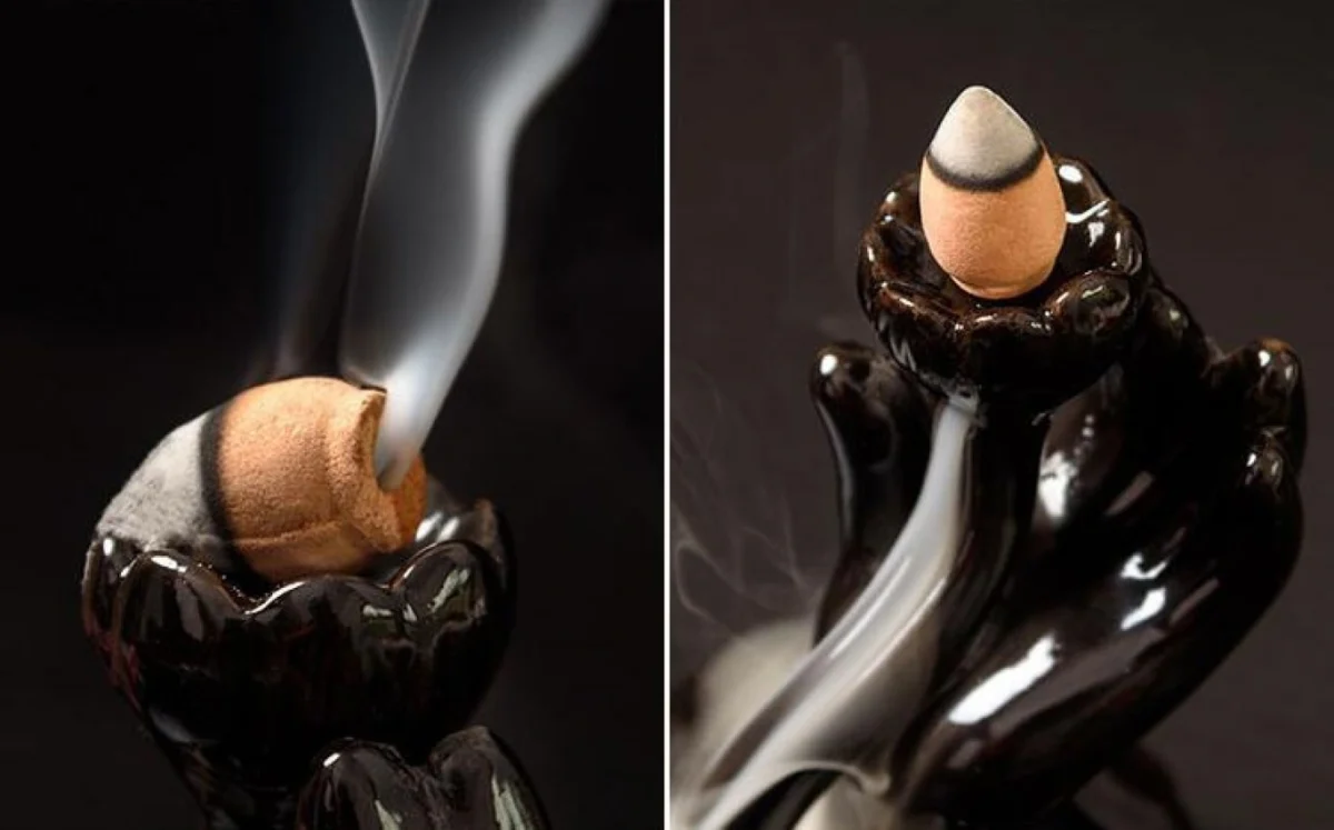 Κώνοι Θυμιάματος Αντίστροφης Ροής με Αρώματα Λουλουδιών 40 τεμαχίων