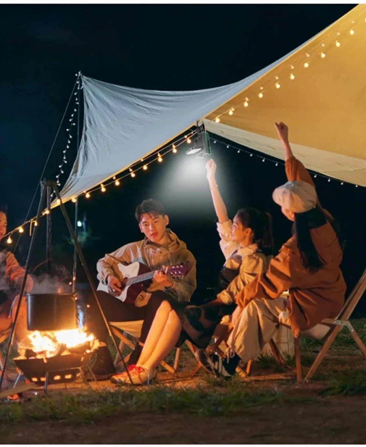 Mini Επαναφορτιζόμενος Φακός LED με Ανίχνευση Κίνησης & 5 Λειτουργίες 1200mAh