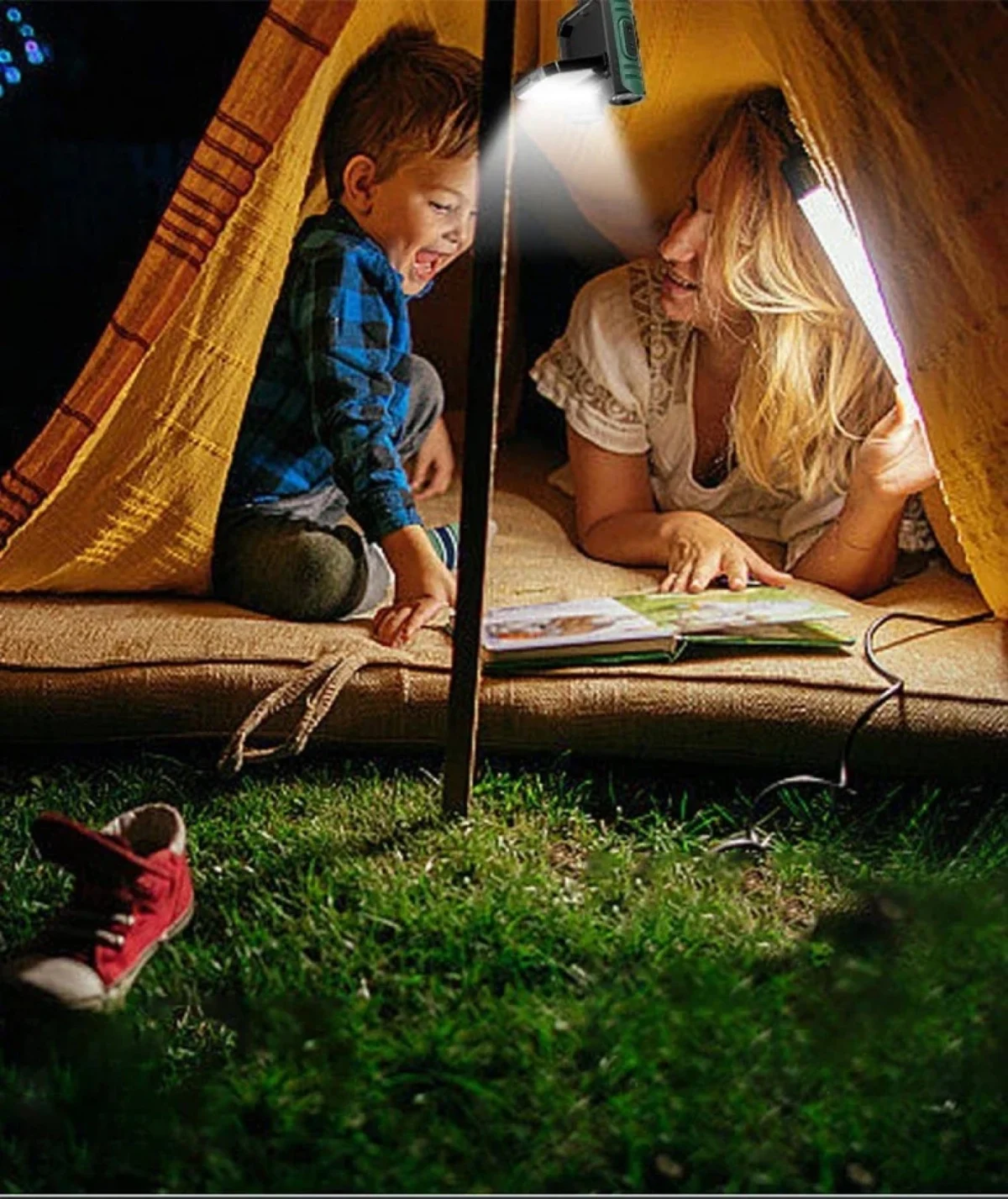 Mini Επαναφορτιζόμενος Φακός LED με Ανίχνευση Κίνησης & 5 Λειτουργίες 1200mAh