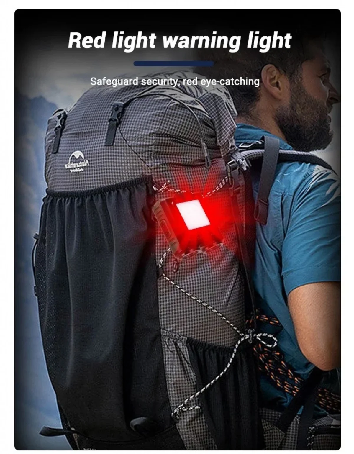 Mini Επαναφορτιζόμενος Φακός LED με Ανίχνευση Κίνησης & 5 Λειτουργίες 1200mAh