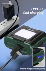 Mini Επαναφορτιζόμενος Φακός LED με Ανίχνευση Κίνησης & 5 Λειτουργίες 1200mAh