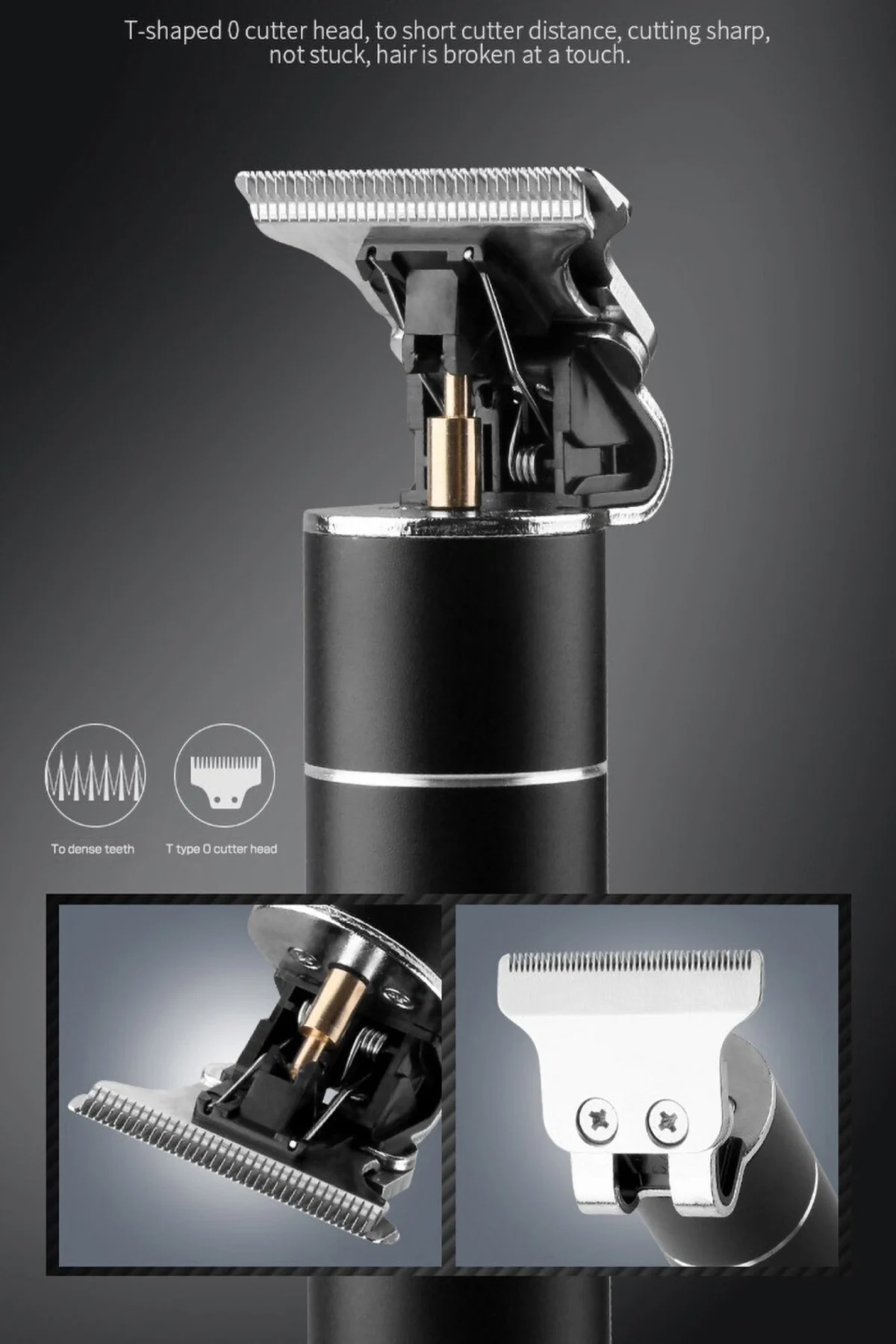 Επαναφορτιζόμενη Κουρευτική Μηχανή με LCD Οθόνη - KEMEI