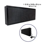 Led Κυλιόμενη Πινακίδα με Κόκκινο Φωτισμό Μονής Όψης 220v 102,5x38x9cm