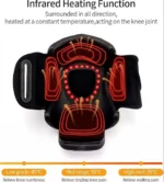 3 σε 1 Ηλεκτρικά Θερμαινόμενη Συσκευή με Δόνηση για Μασάζ Γονάτου - Επαναφορτιζόμενη 2600mAh