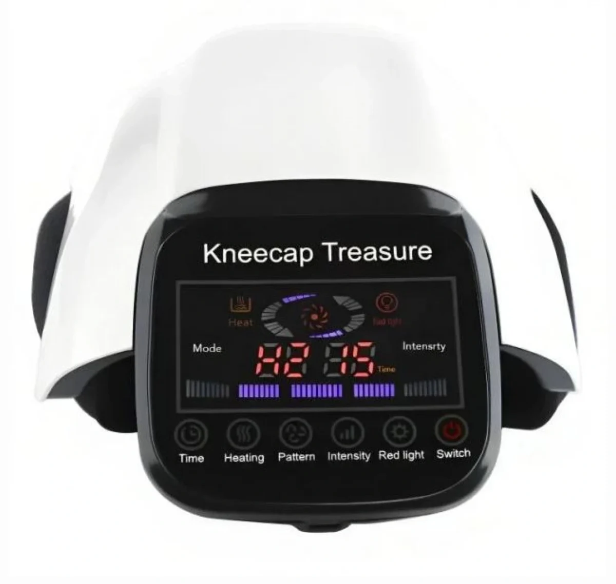 3 σε 1 Ηλεκτρικά Θερμαινόμενη Συσκευή με Δόνηση για Μασάζ Γονάτου - Επαναφορτιζόμενη 2600mAh