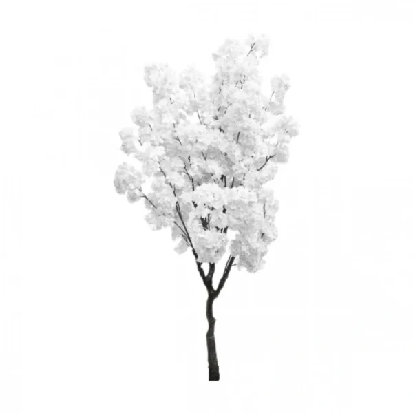 150cm Τεχνητό Διακοσμητικό Φυτό Κερασιά Λευκό 83911-W