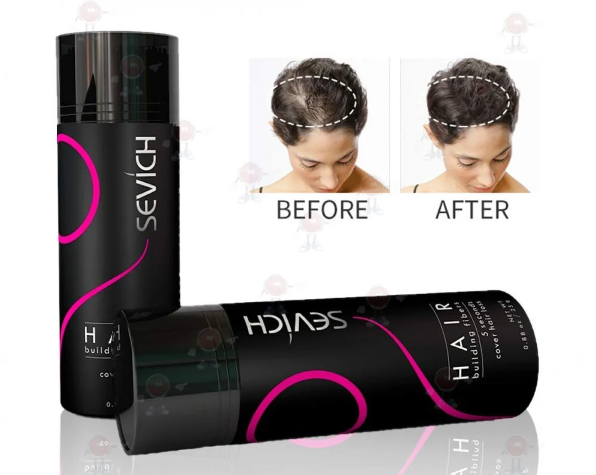 Sevich Hair Building Fibers - Μικρο-ίνες Κερατίνης για Πλούσια Μαλλιά 25γρ - Sevich Hair Building Fibers - Black