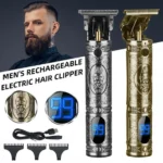 Επαγγελματική Επαναφορτιζόμενη Κουρευτική - Ξυριστική Μηχανή και Trimmer με LED - VGR V-228 Professional Hair Trimmer