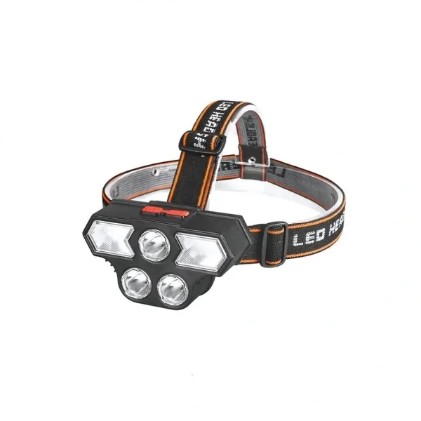 LED Φακός Κεφαλής Αδιάβροχος με 6 Λειτουργίες & Περιστροφή 180° Φυσικό/Ψυχρό Λευκό K5309