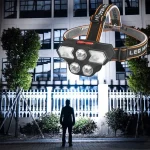 LED Φακός Κεφαλής Αδιάβροχος με 6 Λειτουργίες & Περιστροφή 180° Φυσικό/Ψυχρό Λευκό K5309