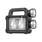 Επαναφορτιζόμενος Ηλιακός & USB Φακός LED 20W AB-TY230 Aerbes