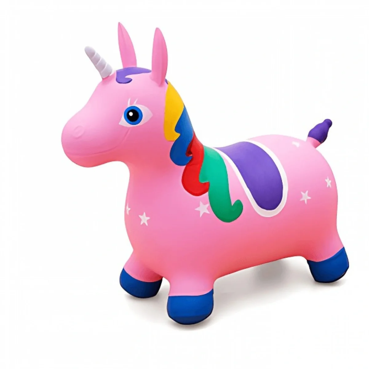 Φουσκωτό Ζωάκι Χοπ Χοπ Χρωματιστός Μονόκερος 55x27x42cm για Παιδιά 3+ ετών