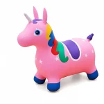 Φουσκωτό Ζωάκι Χοπ Χοπ Χρωματιστός Μονόκερος 55x27x42cm για Παιδιά 3+ ετών
