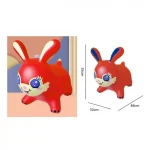 Φουσκωτό Ζωάκι Χοπ Χοπ Αρκουδάκι 55x32x48cm για Παιδιά 3+ ετών