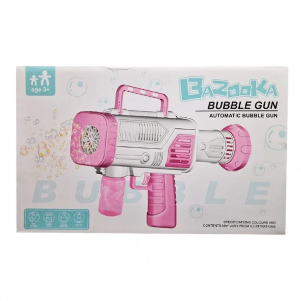 Aυτόματο Όπλο με Τρύπες για Άπειρες Σαπουνόφουσκες Πολύχρωμες - Bazooka Bubble Gatling Gun