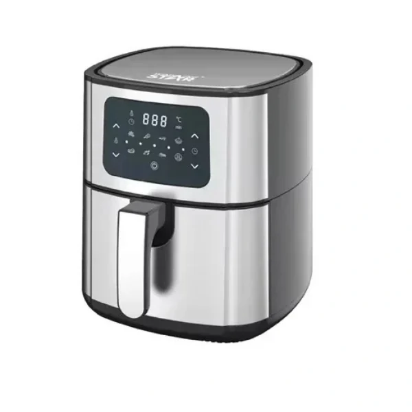 1400W Iσχυρή Ψηφιακή Φριτέζα Αέρος 5.5lt HM-5378B Winning Star Ασημί Air Fryer