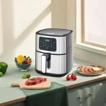 1400W Iσχυρή Ψηφιακή Φριτέζα Αέρος 5.5lt HM-5378B Winning Star Ασημί Air Fryer