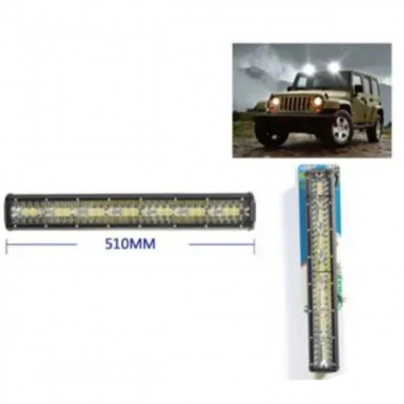 51cm Ορθογώνιος Φάρος Αυτοκινήτου LED – 37.2W 51cm Ορθογώνιος Φάρος Αυτοκινήτου LED – 37.2W