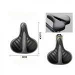 Μαύρη Αναπαυτική & Εργονομική Σέλα Ποδηλάτου