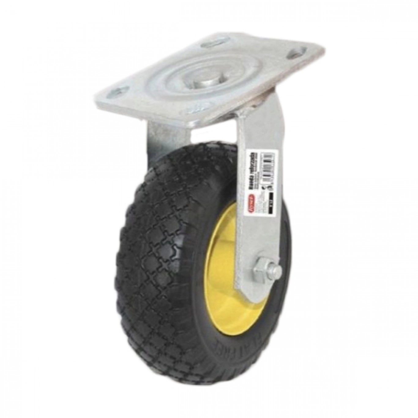 200mm Περιστρεφόμενη Βιδωτή Βιομηχανική Ρόδα από Αφρό PU Βαρέως Τύπου 200mm Περιστρεφόμενη Βιδωτή Βιομηχανική Ρόδα από Αφρό PU Βαρέως Τύπου