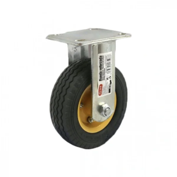 150mm Σταθερή Βιδωτή Βιομηχανική Ρόδα από Αφρό PU Βαρέως Τύπου