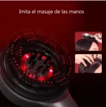 Βούρτσα Μαλλιών με Λειτουργία Μασάζ XYT-0801 Κόκκινη