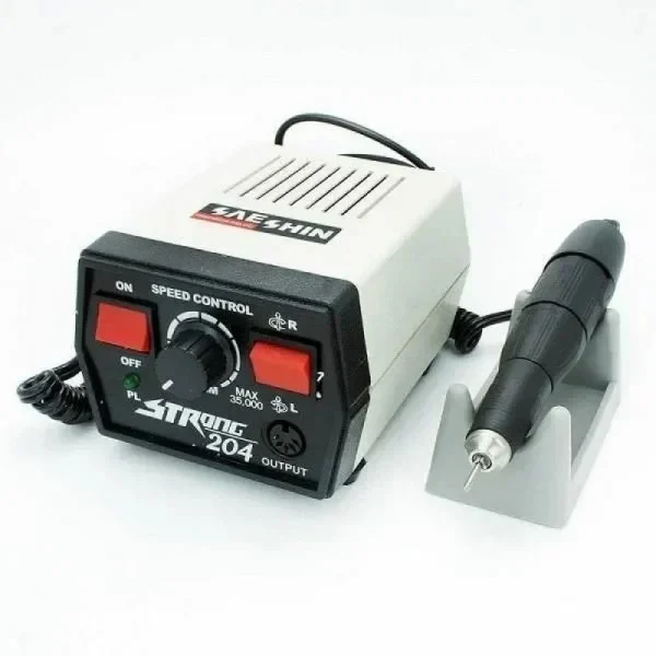 Saeshin Strong 204 Τροχός Νυχιών Ρεύματος 35000rpm με Πεντάλ Γκρι 65W