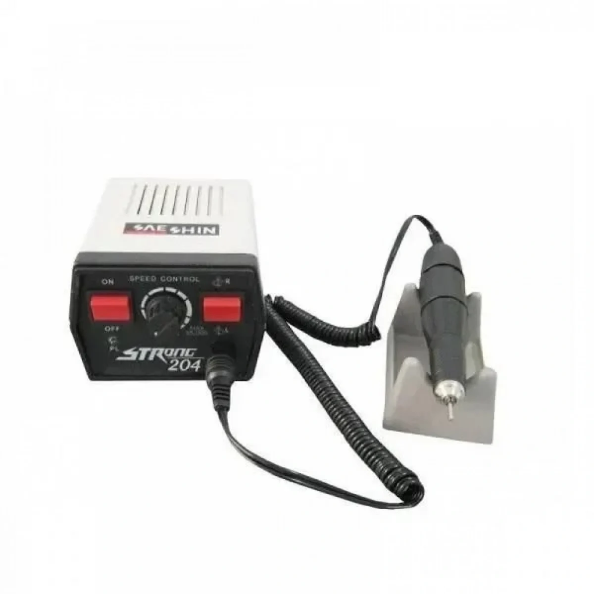 Saeshin Strong 204 Τροχός Νυχιών Ρεύματος 35000rpm με Πεντάλ Γκρι 65W