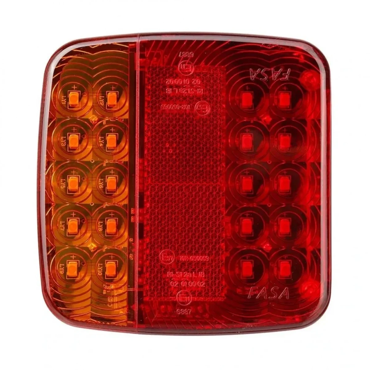 Σετ 2 Τεμάχια Φώτα Τρέιλερ -Φλας-Στοπ-Πορείας LED με Μαγνήτη 24V