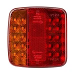 Σετ 2 Τεμάχια Φώτα Τρέιλερ -Φλας-Στοπ-Πορείας LED με Μαγνήτη 24V