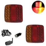 Σετ 2 Τεμάχια Φώτα Τρέιλερ -Φλας-Στοπ-Πορείας LED με Μαγνήτη 24V
