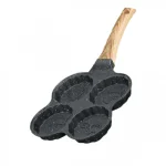 34471-15 Τηγάνι 4 Θέσεων με Αντικολλητική Επίστρωση και Αστεία Σχέδια Ζωάκια – Για Pancakes, Αυγά & Κρέπες