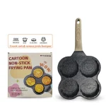 34471-15 Τηγάνι 4 Θέσεων με Αντικολλητική Επίστρωση και Αστεία Σχέδια Ζωάκια – Για Pancakes, Αυγά & Κρέπες