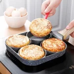 34471-16 Αντικολλητικό Τηγάνι 4 Θέσεων για Πρωινό