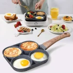 34471-16 Αντικολλητικό Τηγάνι 4 Θέσεων για Πρωινό