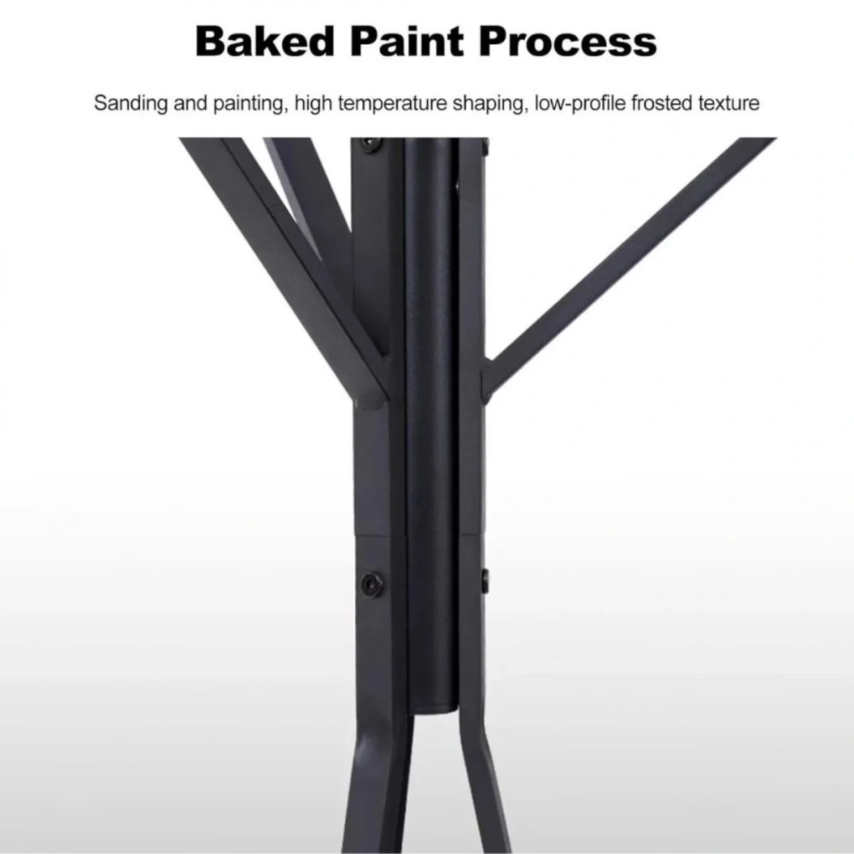 Μεταλλικός Καλόγερος FQ-17 Μαύρο Χρώμα 180 εκ.