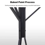 Μεταλλικός Καλόγερος FQ-17 Μαύρο Χρώμα 180 εκ.