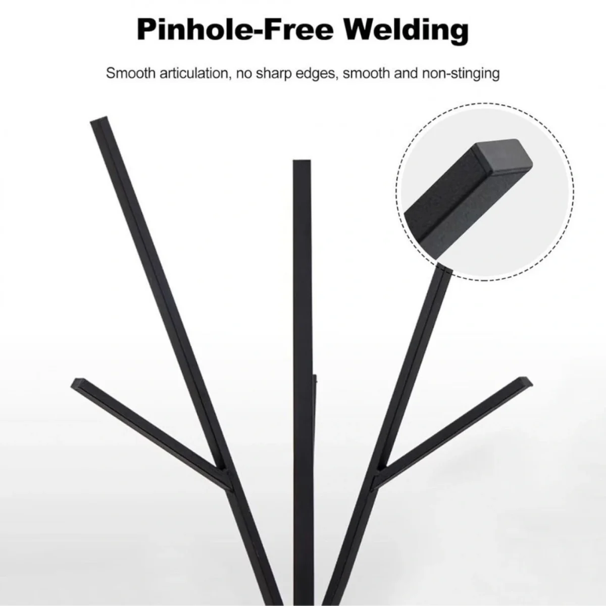 Μεταλλικός Καλόγερος FQ-17 Μαύρο Χρώμα 180 εκ.