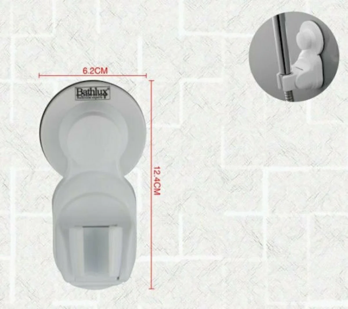 Στήριγμα Ντουζ 6.20X12.40cm Bathlux